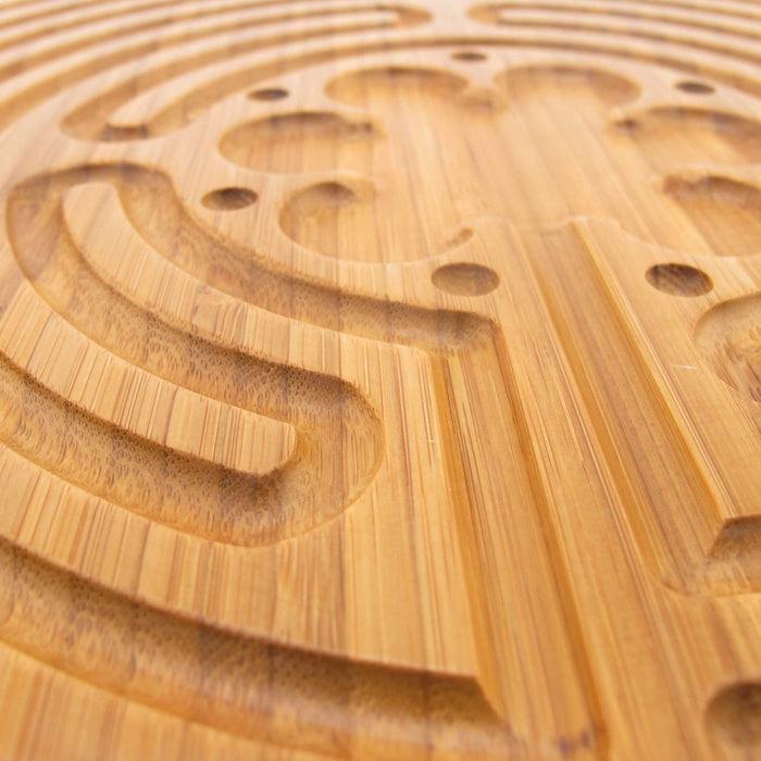 Bamboomn Bamboo Finger Labyrinth - 12.5" - 7 Circuit Chartres Style