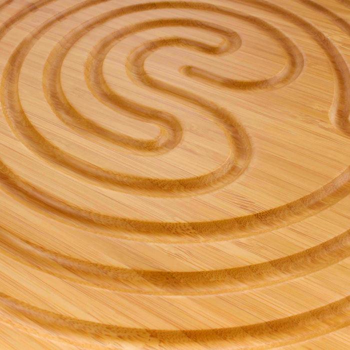 Bamboomn Bamboo Finger Labyrinth - 12.5" - 7 Circuit Cretan Style