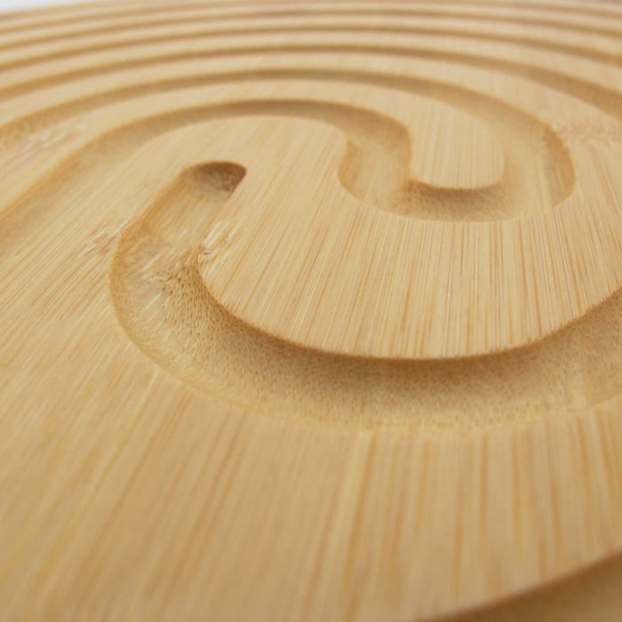 Bamboomn Bamboo Finger Labyrinth - 12.5" - 7 Circuit Cretan Style
