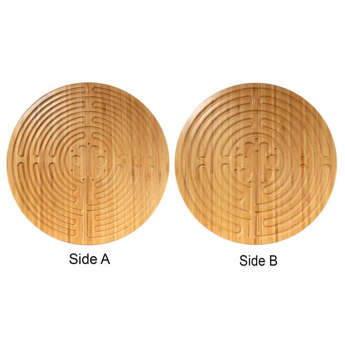 Bamboomn Bamboo Finger Labyrinth 12.5" Double Sided Chartres Style