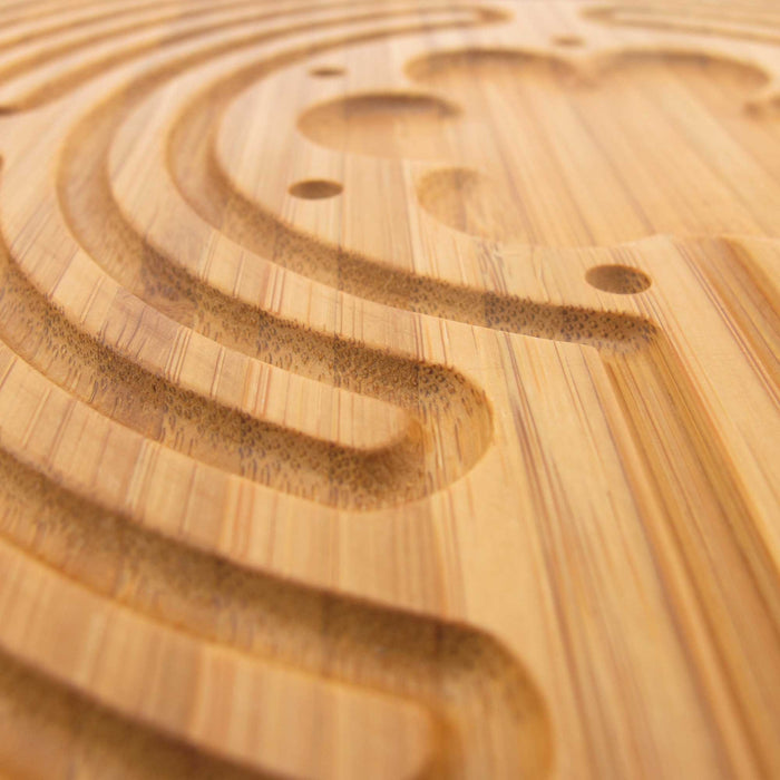 Bamboomn Bamboo Finger Labyrinth 12.5" X 12.5" Square 11 Circuit Chartres Style