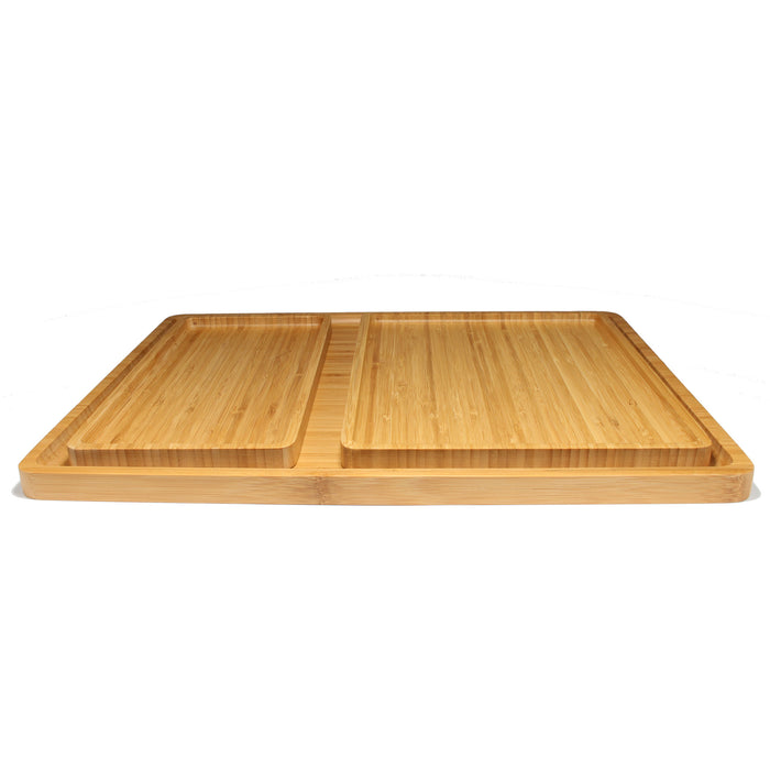Bamboomn Bamboo Tea Serving Coffee And Breakfast Tray Sets - Small Medium Large