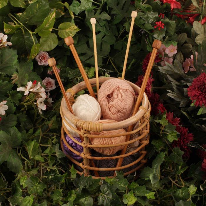 Bamboomn 12.5" Single Point Bamboo Knitting Needles