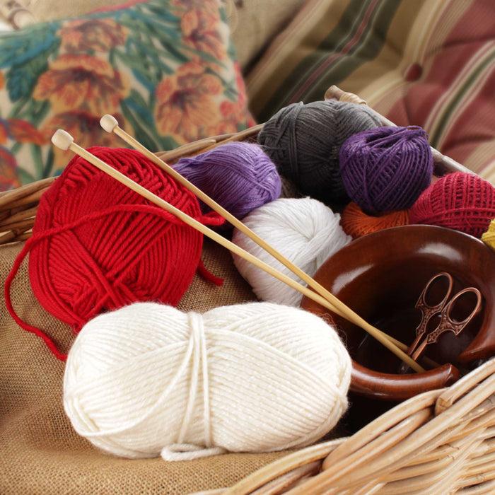 Bamboomn 12.5" Single Point Bamboo Knitting Needles