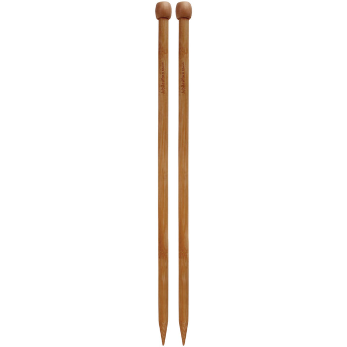 bamboomn 12.5" Single Point Bamboo Knitting Needles