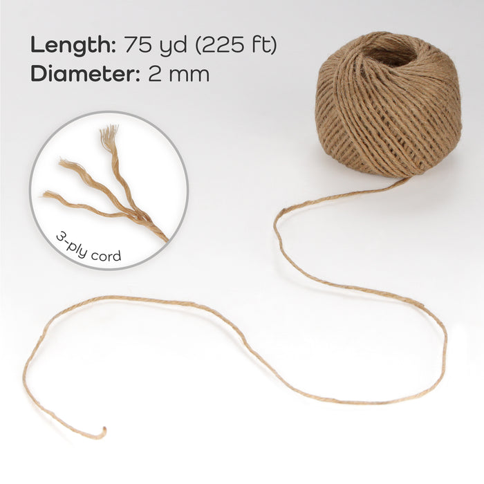 Bamboomn 2mm Jute String Variety Packs