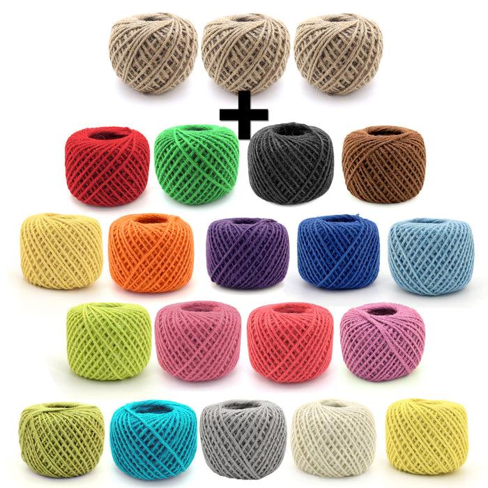 bamboomn 2mm Jute Twine String Surprise Packs