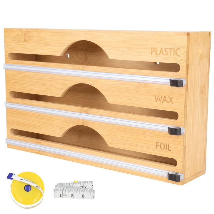 bamboomn 3-in-1 Wrap Dispenser with Cutter