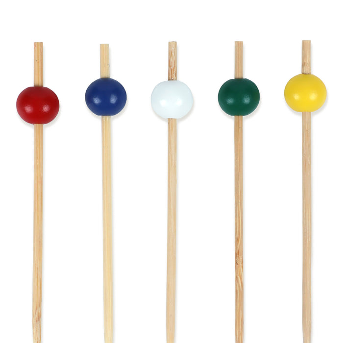 bamboomn 4.7" Ball Bamboo Food Picks