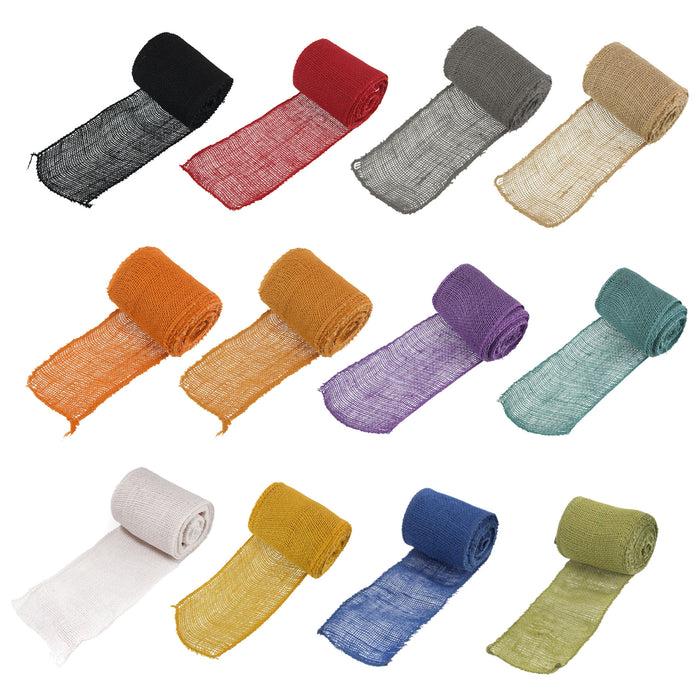 bamboomn 5.5" Burlap Jute Ribbon