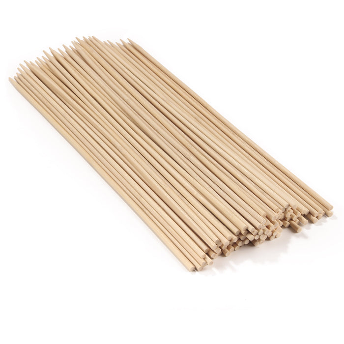 bamboomn 5mm Semi Point Round Bamboo Skewers