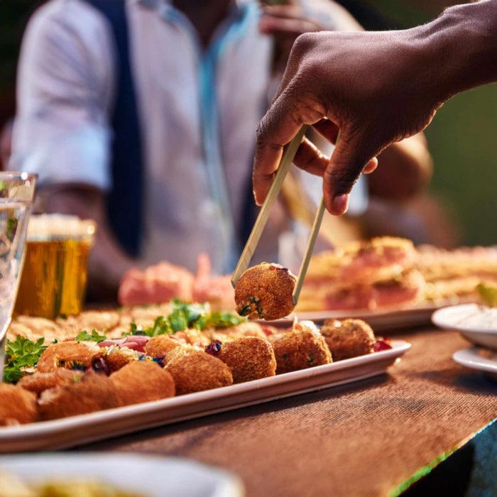 Bamboomn 6.3" Disposable Bamboo 'U' Tongs