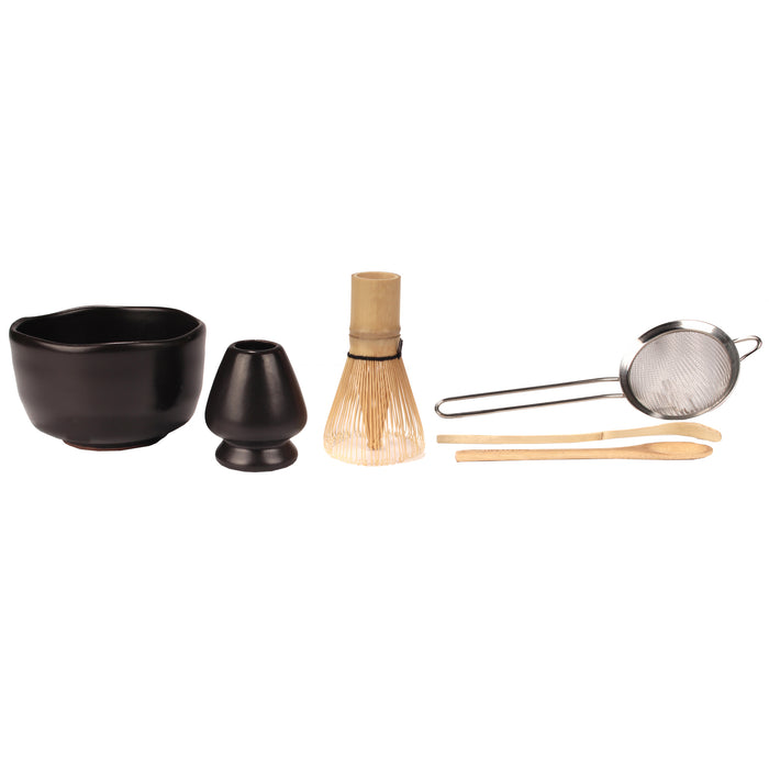 bamboomn 6pc Matcha Tea Set with Rest