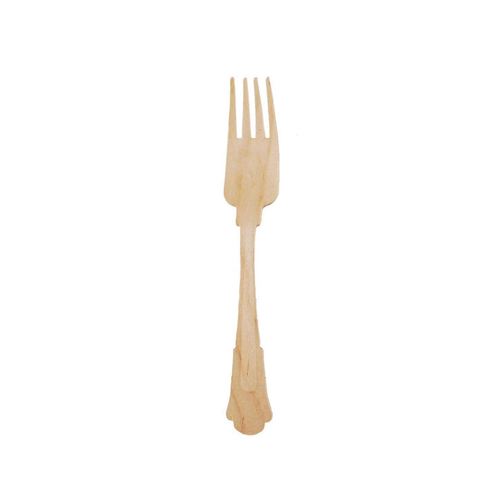 Bamboomn 8" Disposable Pine Flatware