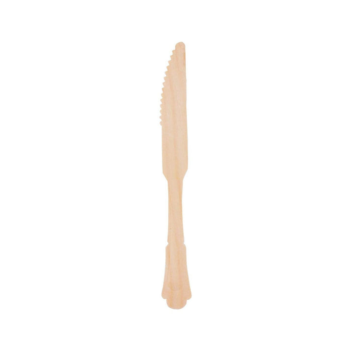 Bamboomn 8" Disposable Pine Flatware