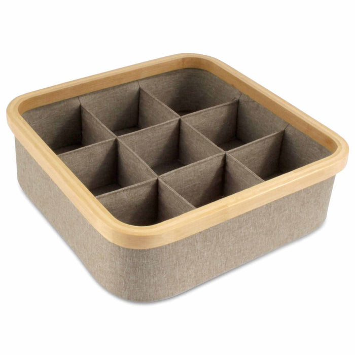 bamboomn 9 Cell Bamboo Dividing Organizer