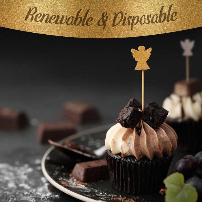 Bamboomn Angel Bamboo Food Picks