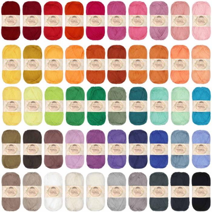 bamboomn Baby Soft Bamboo Cotton Yarn: Bulk Packs
