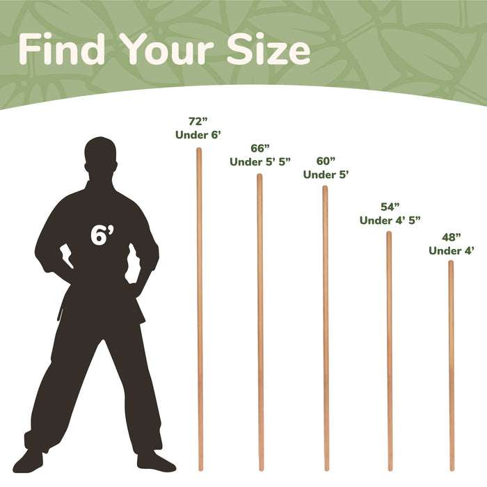 Bamboomn Bamboo Bo Staff Round End