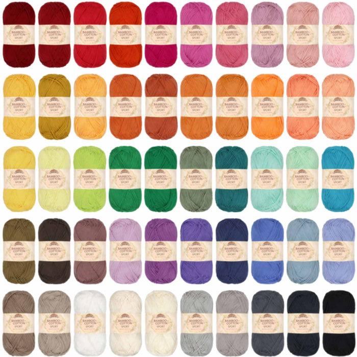 bamboomn Bamboo Cotton Sport Yarn: 4 Skein Packs