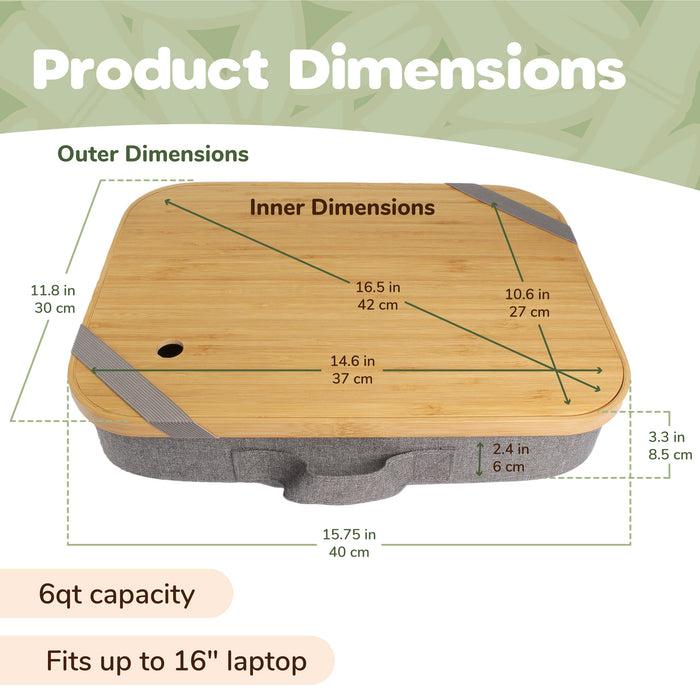 Bamboomn Bamboo Lap Storage Desks