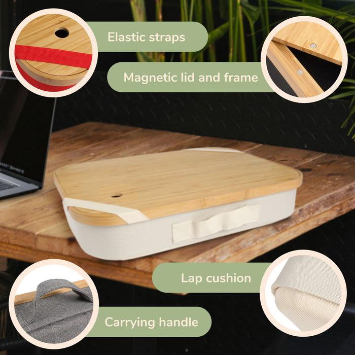 Bamboomn Bamboo Lap Storage Desks