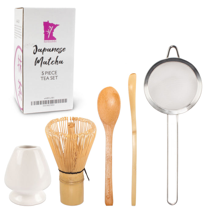 Bamboomn Bamboo Matcha Green Tea Whisk Set