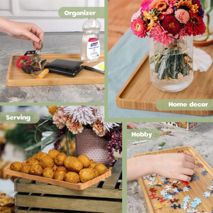 Bamboomn Bamboo Rectangular Serving Tray