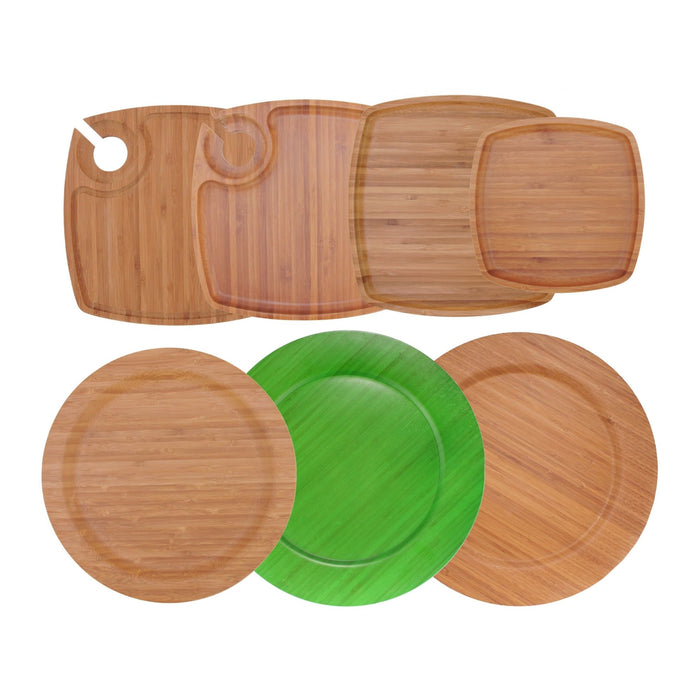 bamboomn Bamboo Reusable Dinner Plates