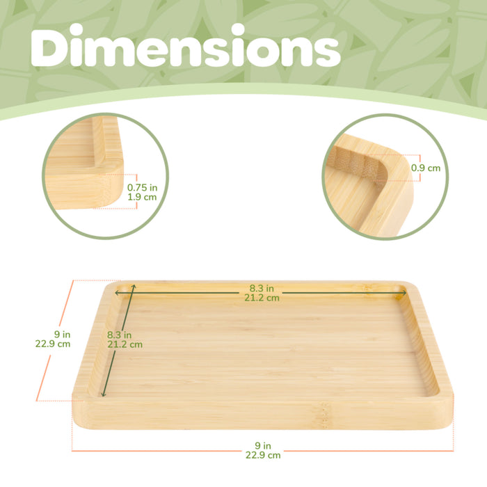 Bamboomn Bamboo Square Serving Tray