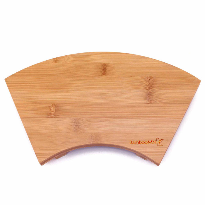 Bamboomn Bamboo Sushi Board Fan-Shape Serving Tray
