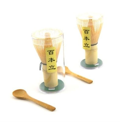 bamboomn Bamboo Tea Whisk and Scoop Set