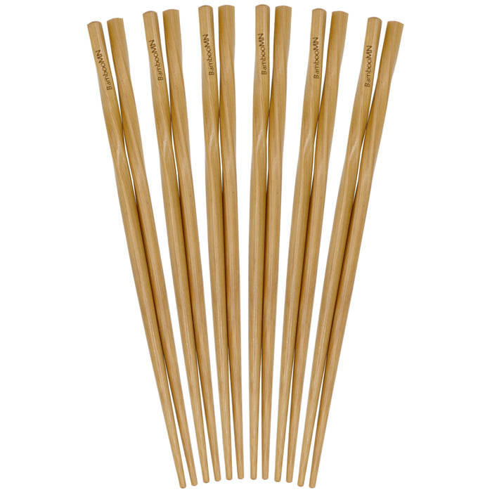 bamboomn Bamboo Twisted Chopsticks