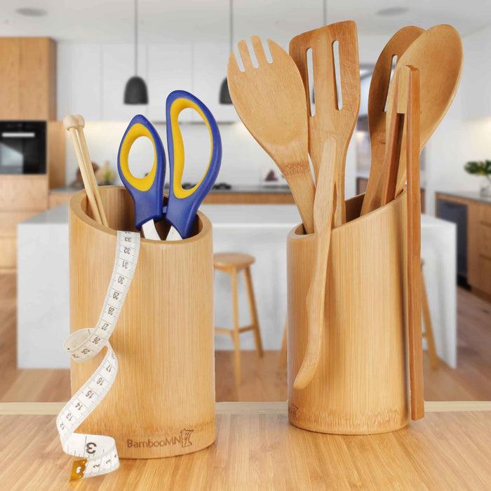Bamboomn Bamboo Utensil Holder