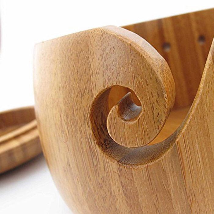Bamboomn Bamboo Yarn Bowl And Embroidery Scissor