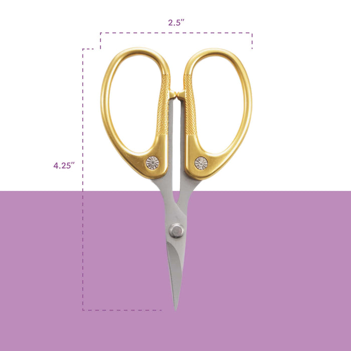 Bamboomn Bamboo Yarn Box & Embroidery Scissor Combo