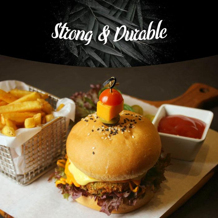 Bamboomn Black Knot Bamboo Food Picks