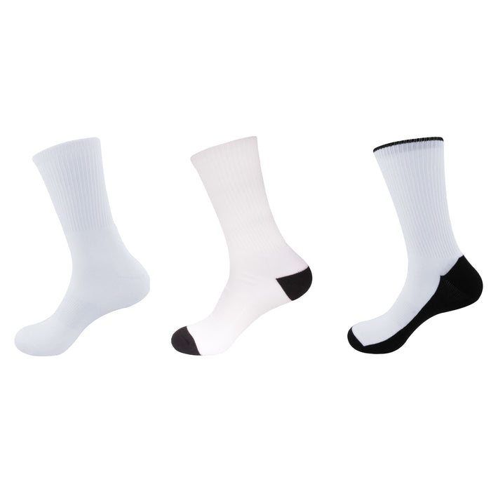 bamboomn Blank Crew Sublimation Socks