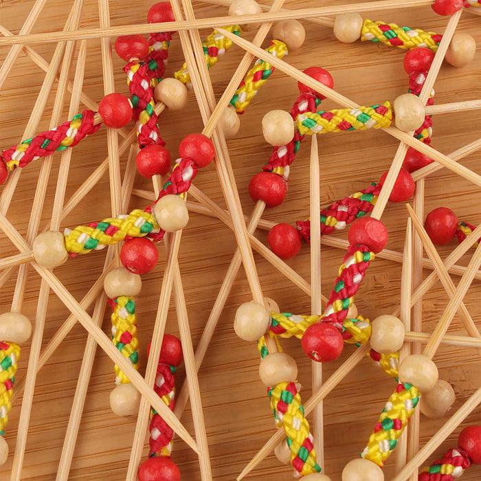 Bamboomn Braided String Bamboo Food Picks