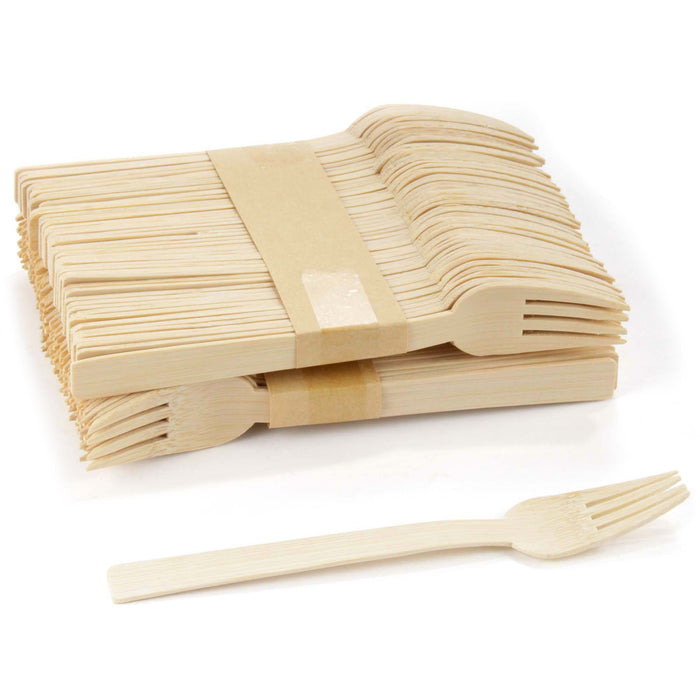 bamboomn Bulk Catering Bamboo Veneer Utensils