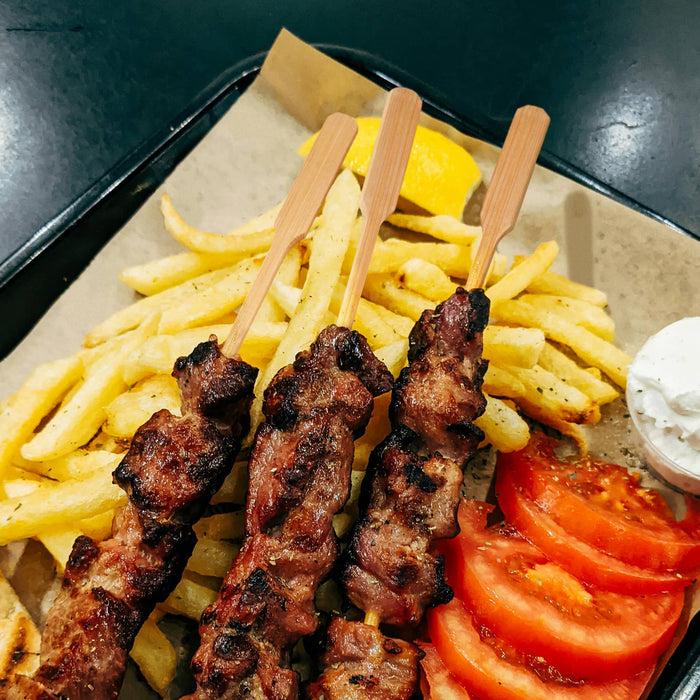 Bamboomn Carbonized Brown Arrow Bamboo Food Picks