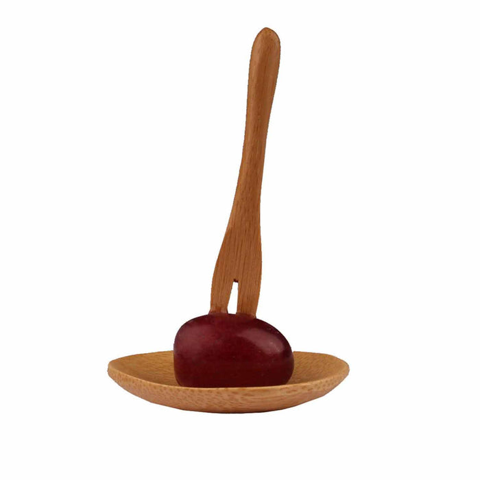 Bamboomn Carbonized Brown Mini Bamboo Forks