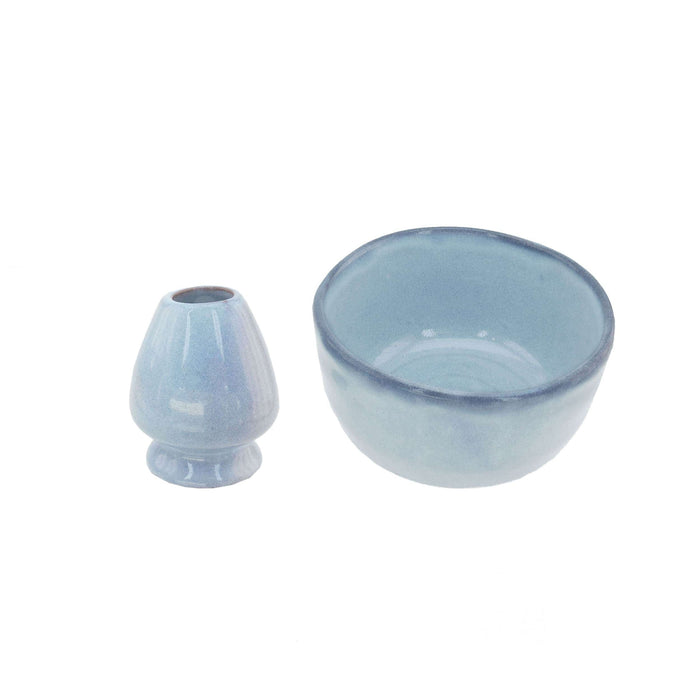 Bamboomn Ceramic Matcha Bowl & Rest Set