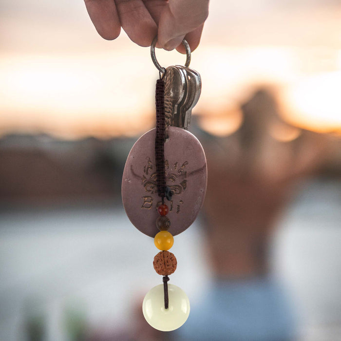 Bamboomn Chakra Gemstone Key Chains