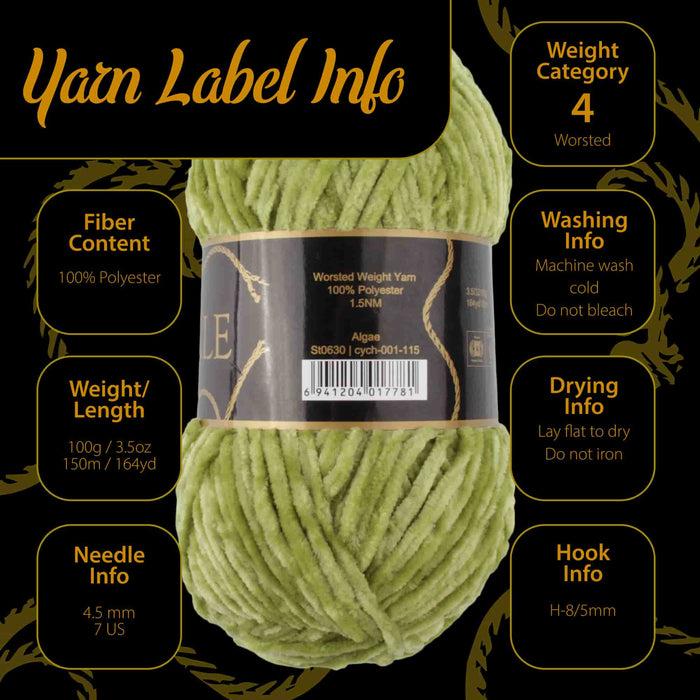 Bamboomn Chenille Yarn: 2 Skein Packs