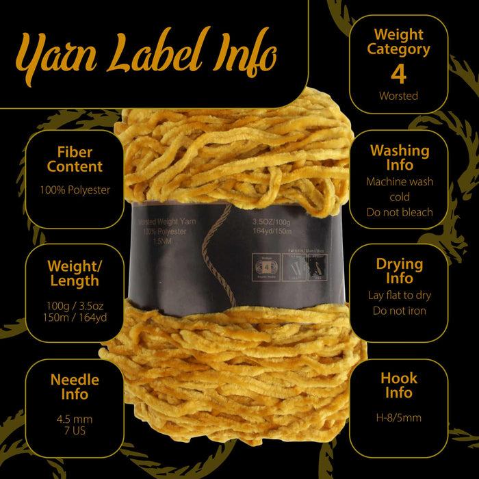 Bamboomn Chenille Yarn: Cake Packs