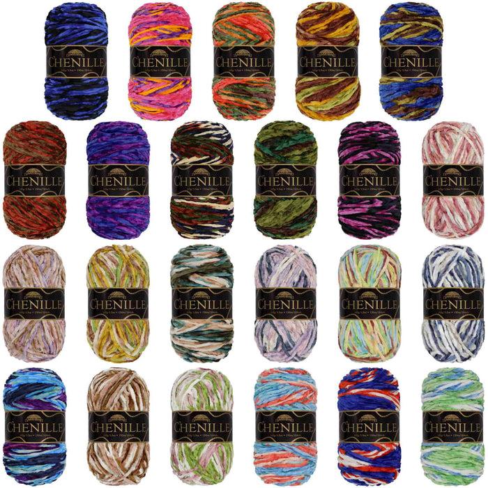 bamboomn Chenille Yarn: Variegated Packs