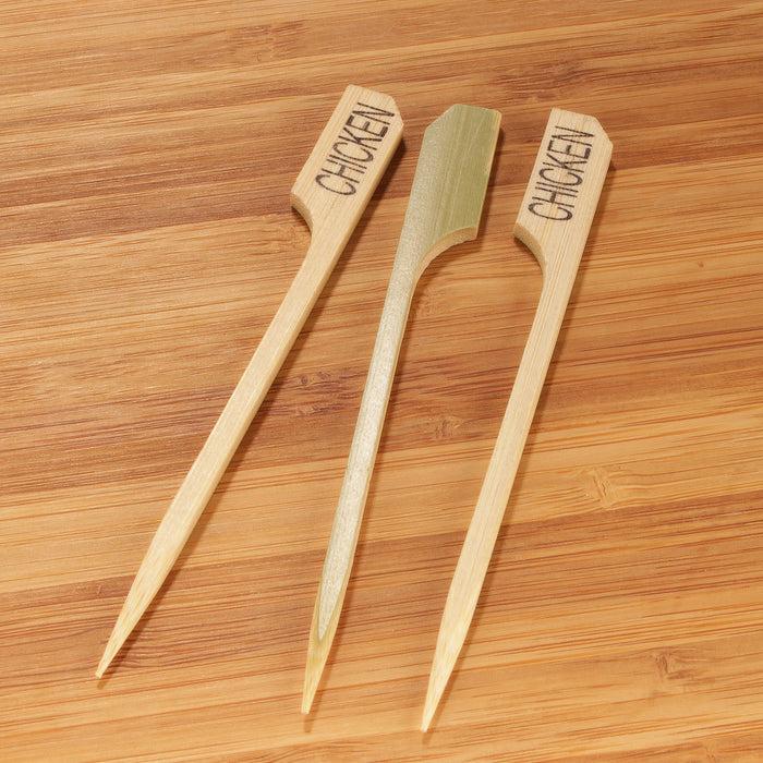 Bamboomn Chicken Paddle Bamboo Food Picks