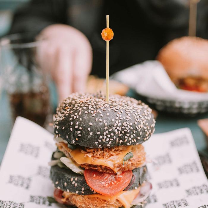 Bamboomn Circle Diamond Bamboo Food Picks