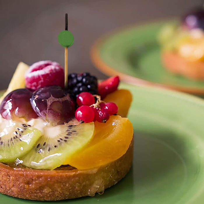 Bamboomn Circle Disk Bamboo Food Picks